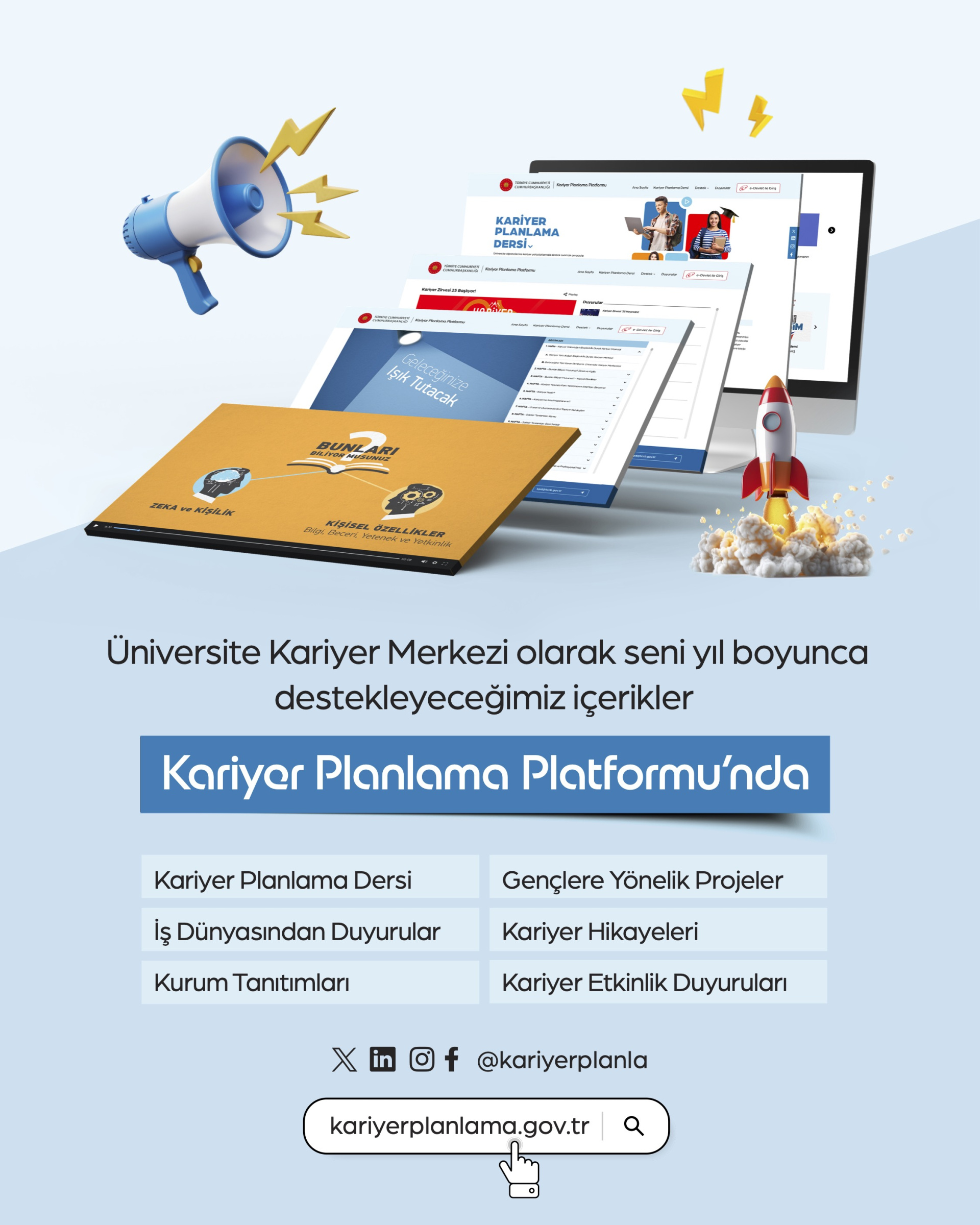 Kariyer Planlama Platformu yayında!